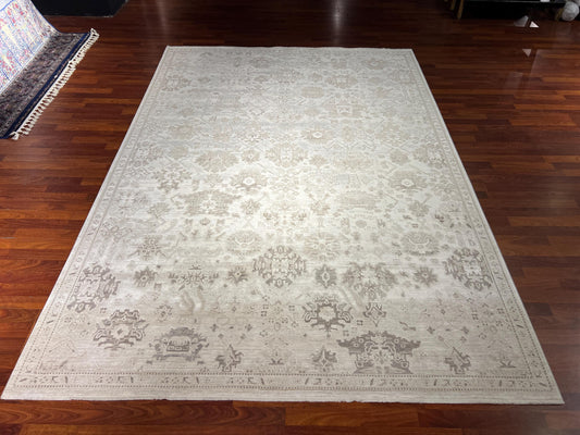Gray Classic Rug 7x10, Vintage Style Area Rug, Living Room Carpet, Neutral Large Rug, Modern Home Decor