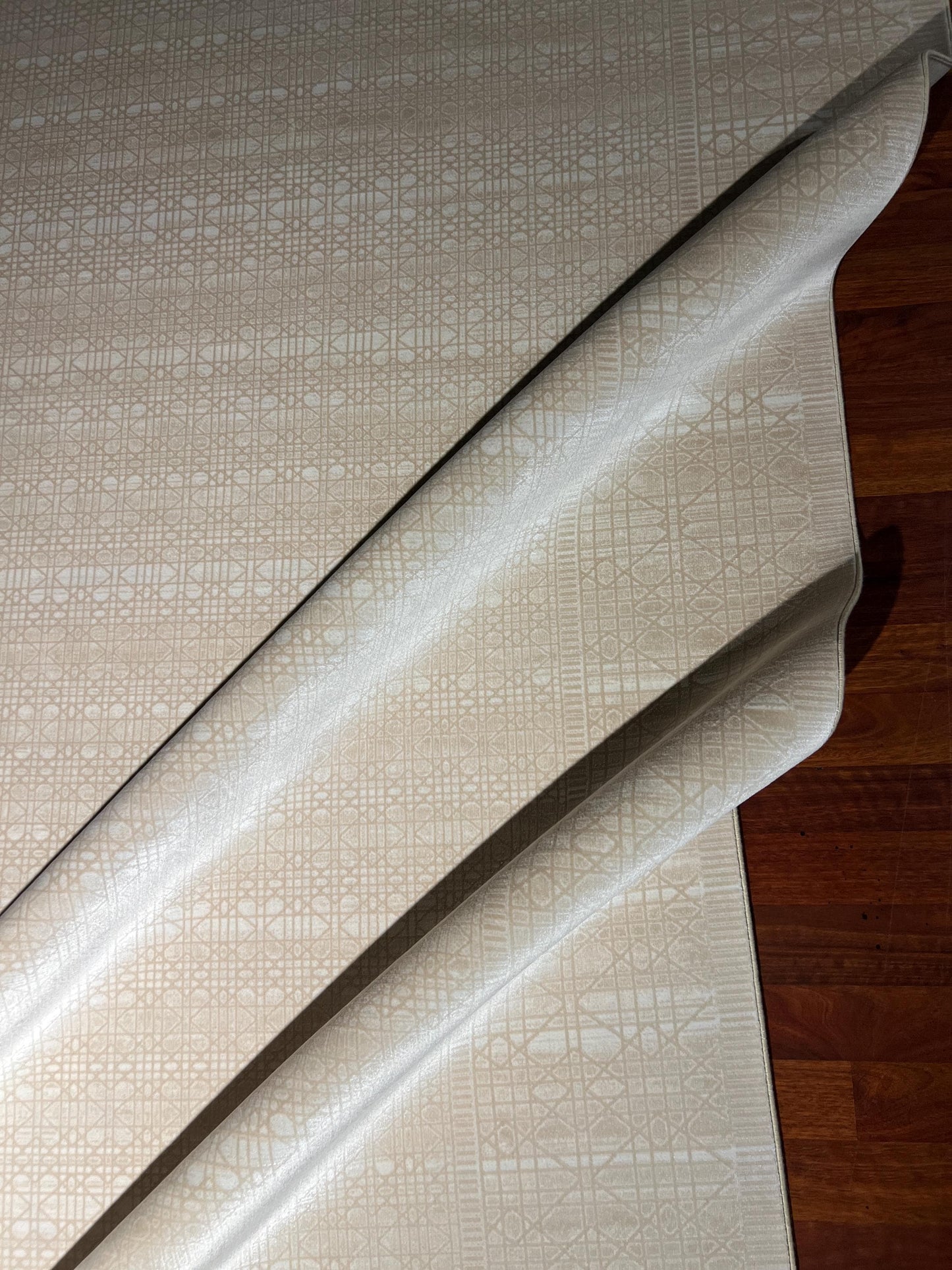 7x10 ft Scandinavian Rug, Beige Modern Rug, Turkish Area Rug, Minimalist Living Room Rug, Large Rug
