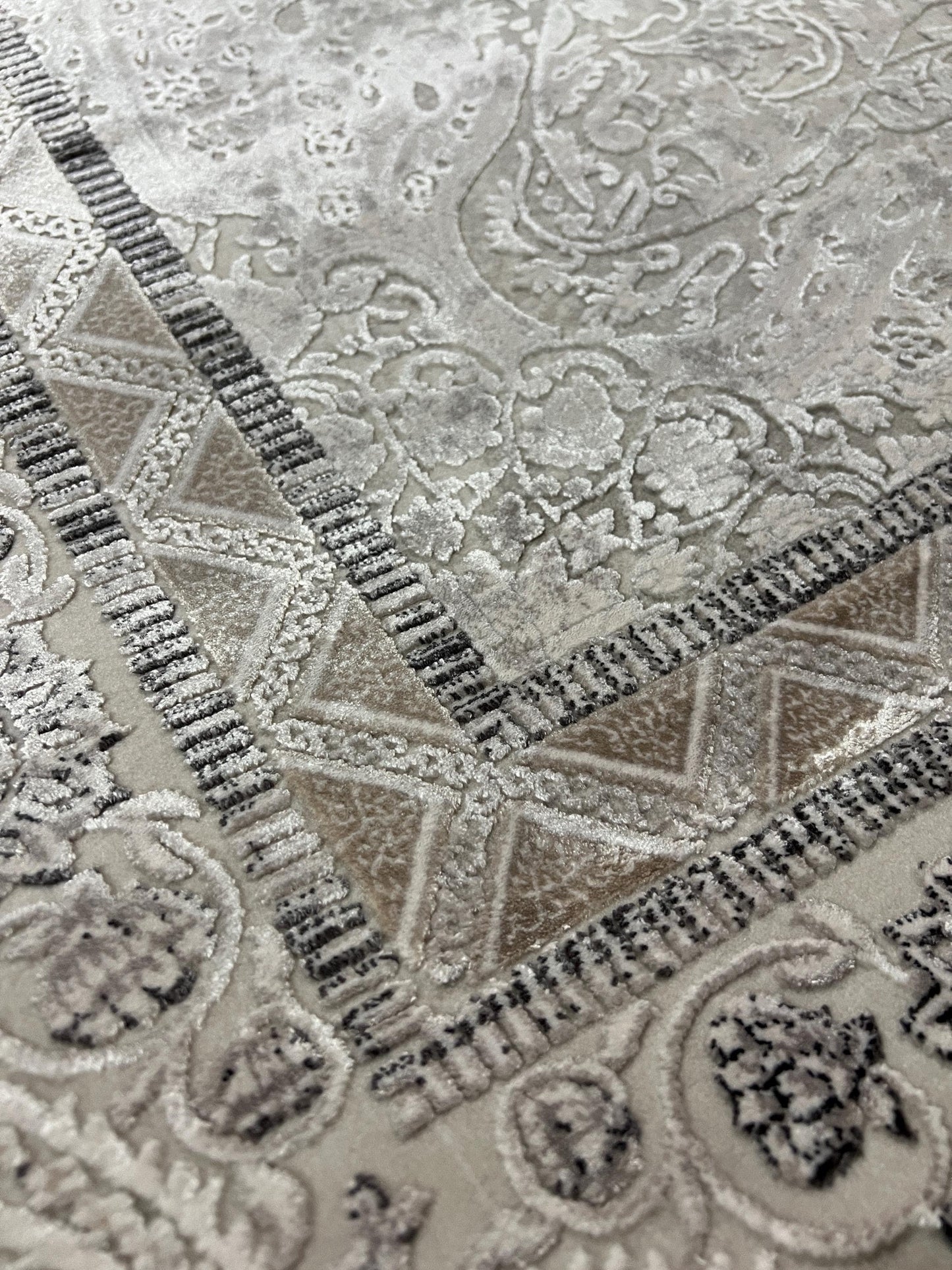 10x13 Oversized Classic Rug, Neutral Living Room Carpet, Luxury Turkish Area Rug