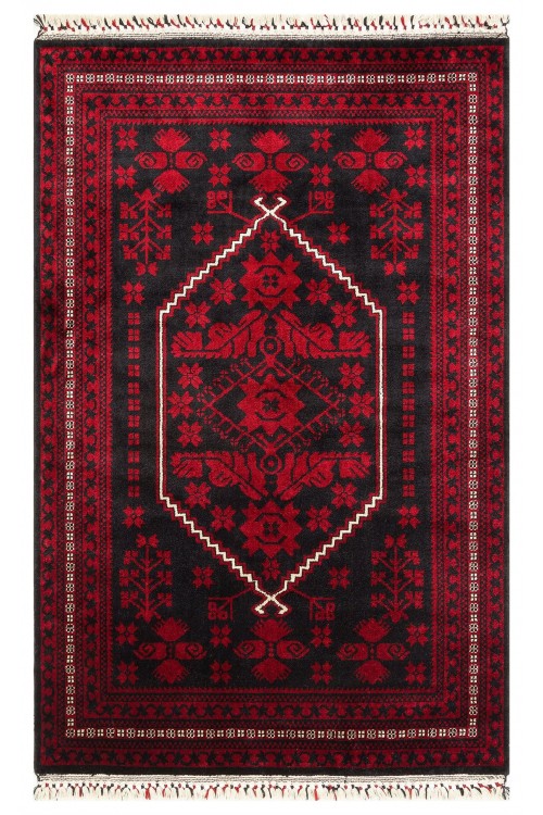 NOSTALJI 956 BLUE Afgan / Yağcıbedir Desenli El Emeği ile Özel Tezgahlarda Üretilen Tensel Uşak Halısı